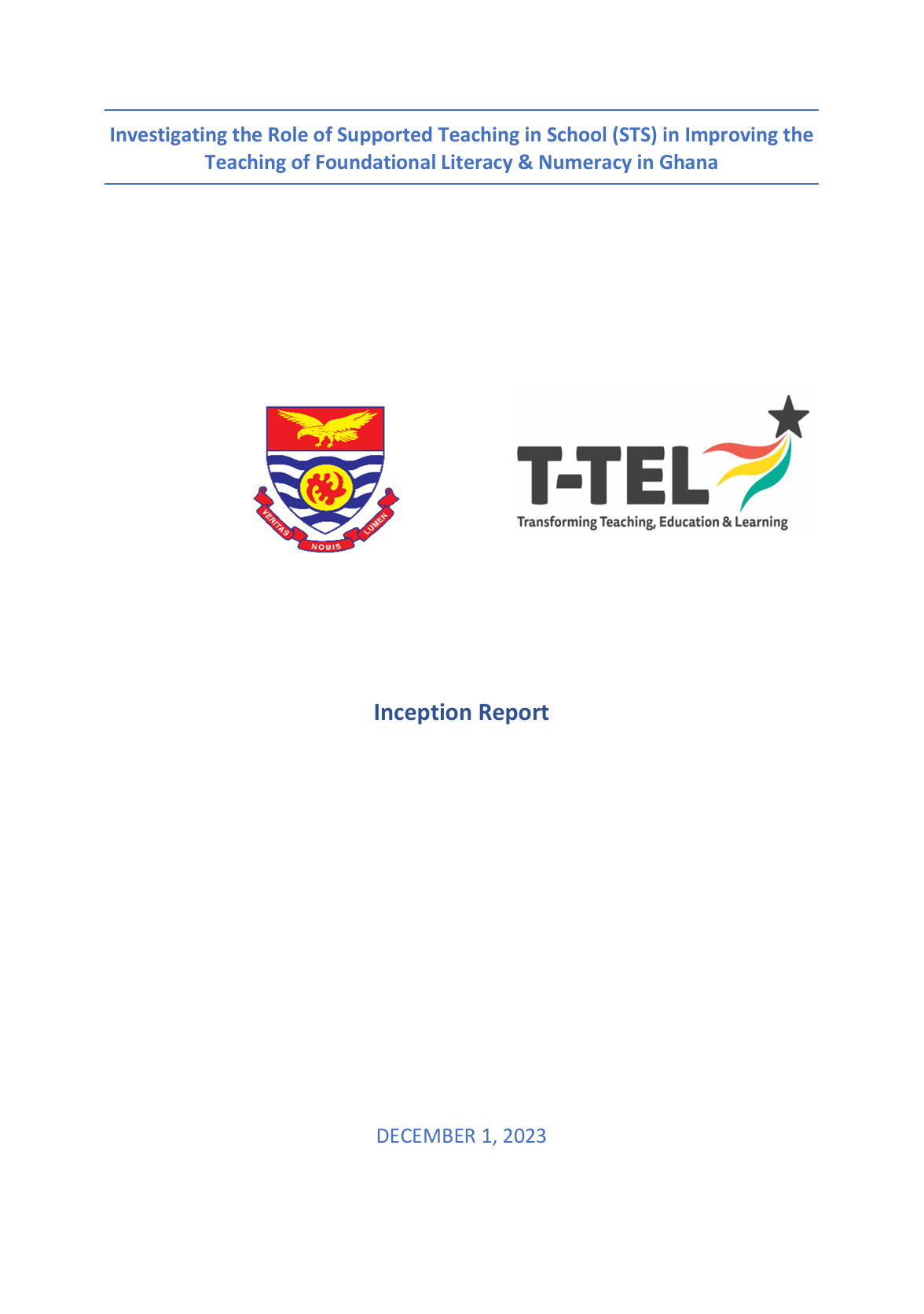 STS Research Inception Report