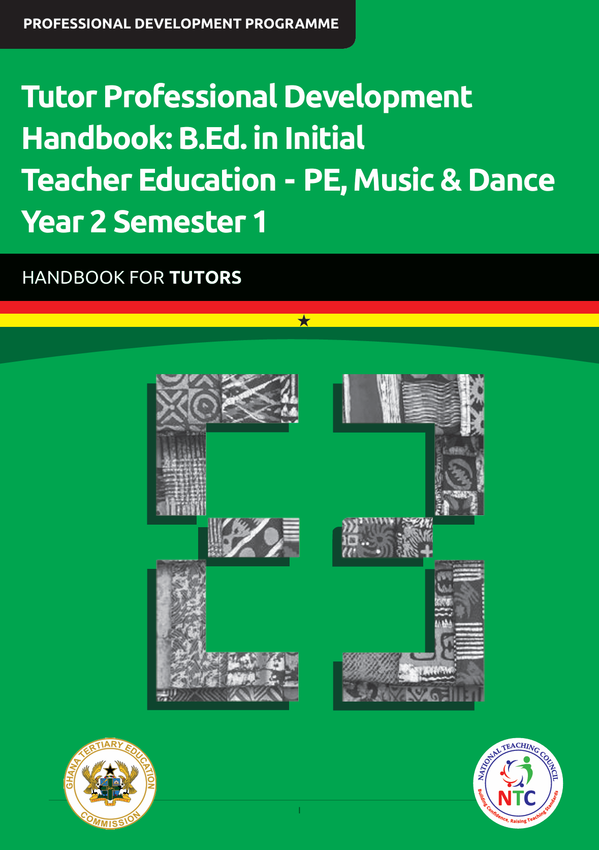 Tutor Professional Development Handbook: B.Ed. in Initial Teacher Education - PE, Music & Dance Year 2 Semester 1_Handbook for Tutors