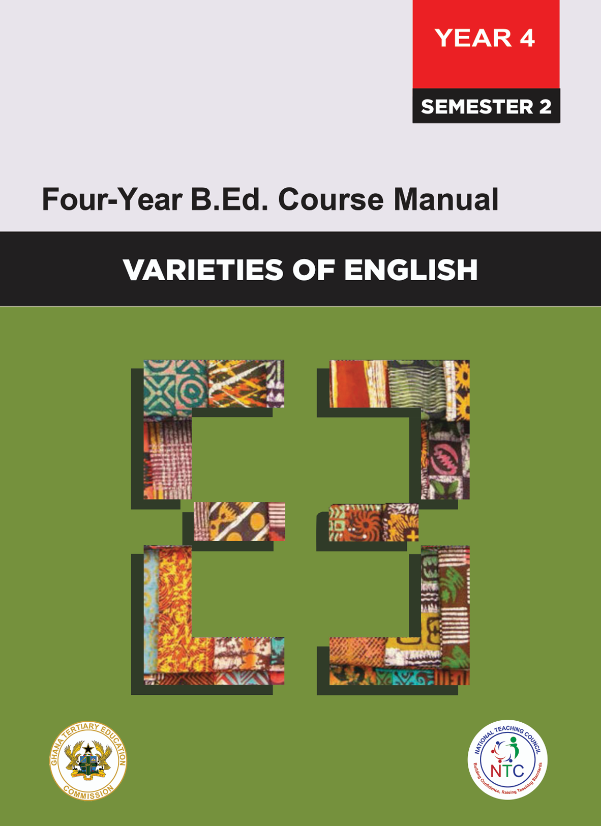 B.Ed. Course Manual_Varieties of English_Year 4 Semester 2