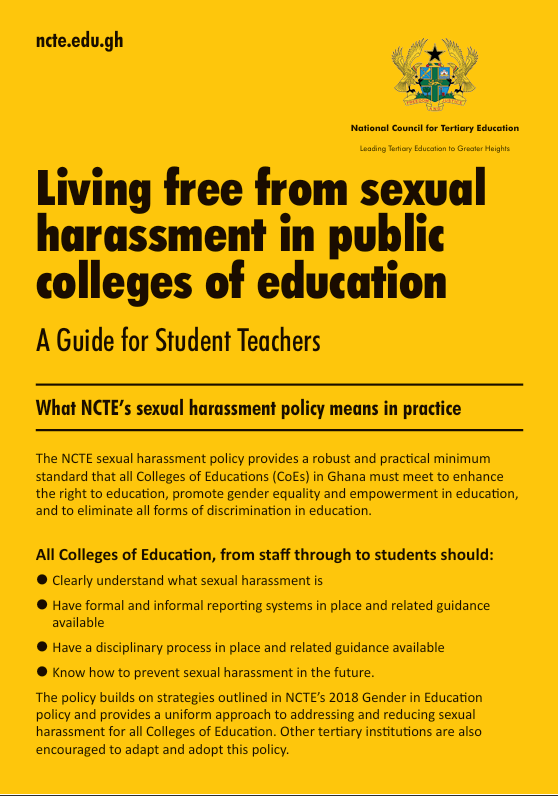 Living free from sexual harassment Student teachers guide