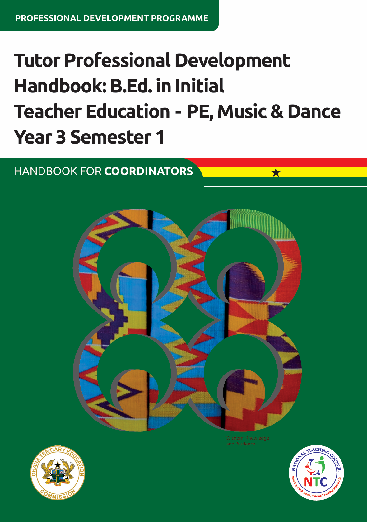 Tutor Professional Development Handbook for PDCs- PE, Music & Dance Yr3 Sem1