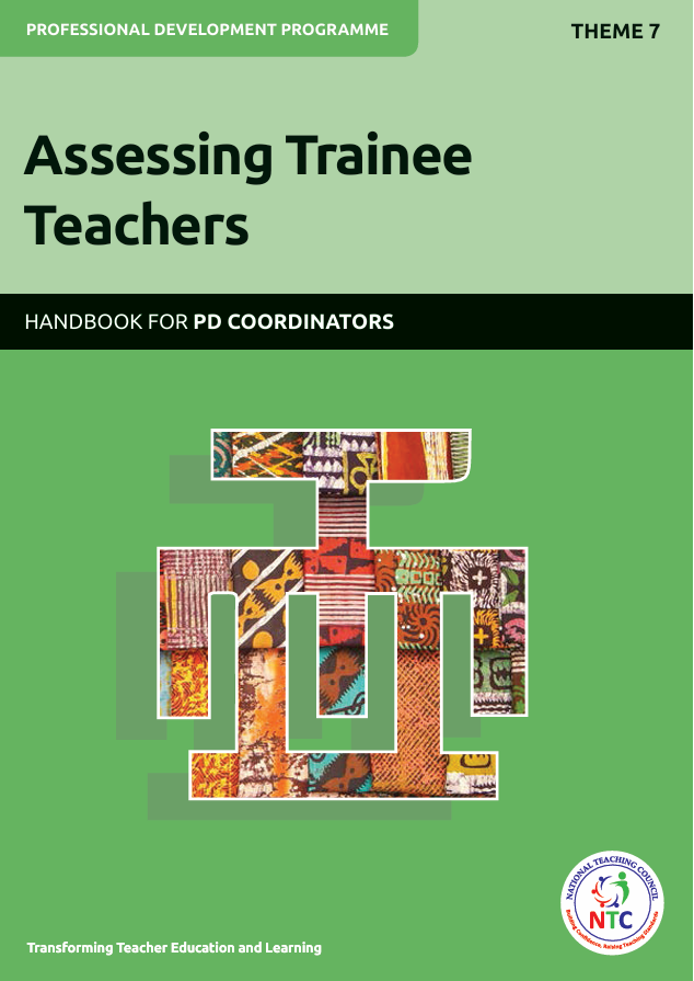 Assessing student teachers Handbook for professional development coordinators