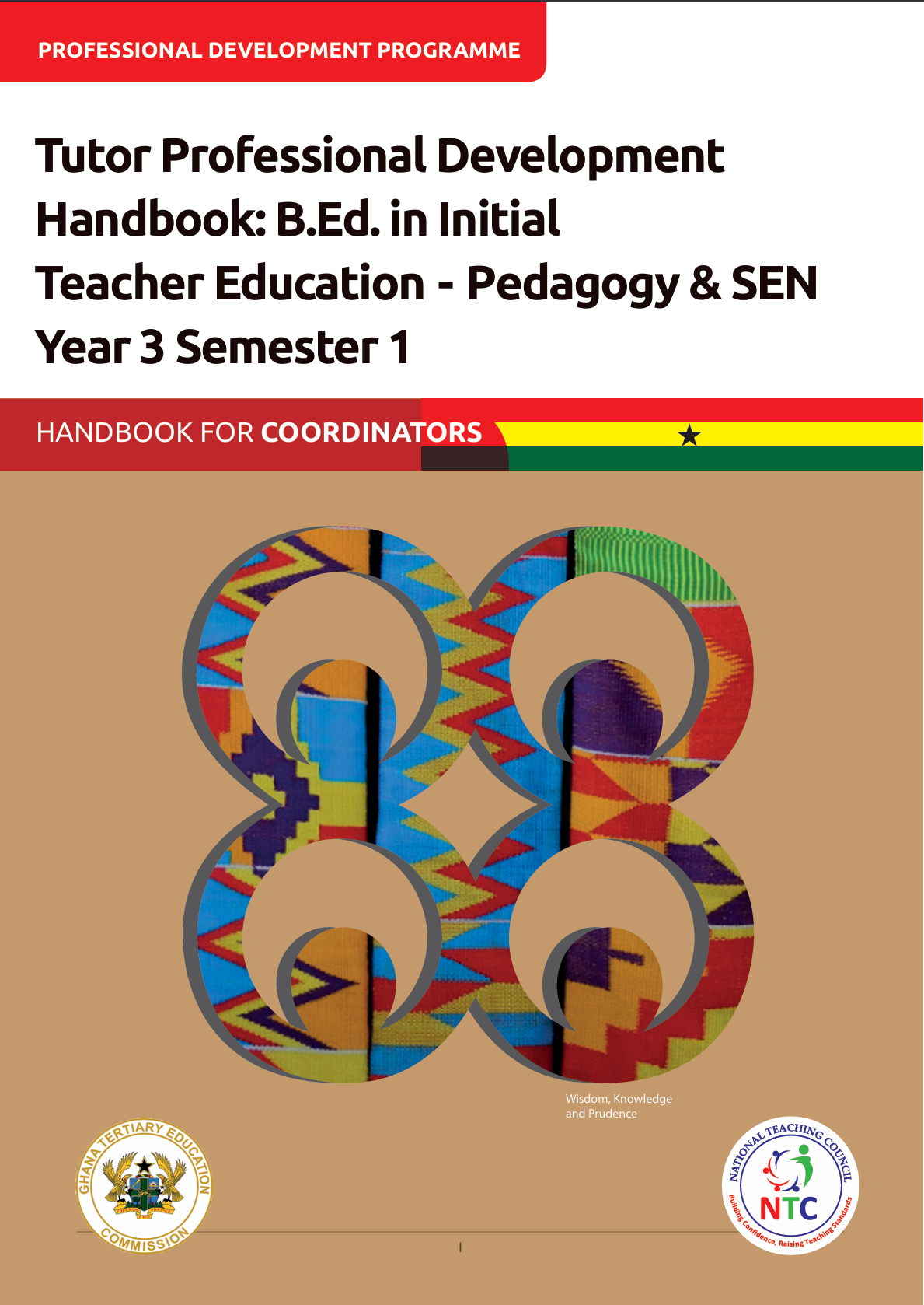 Tutor Professional Development Handbook for PDCs - Pedagogy & SEN Yr3 Sem1