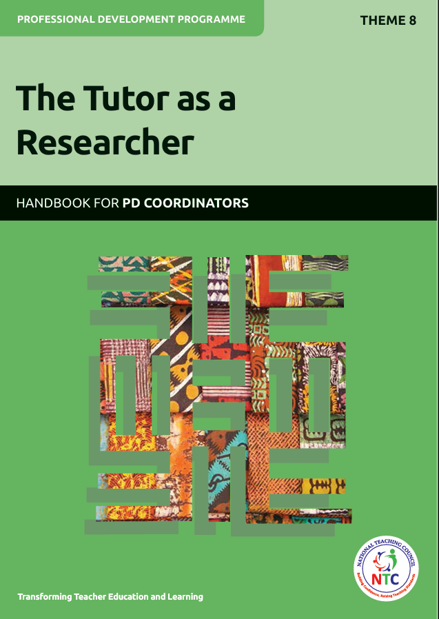 Theme 8 The tutor as a Researcher - for PDCs