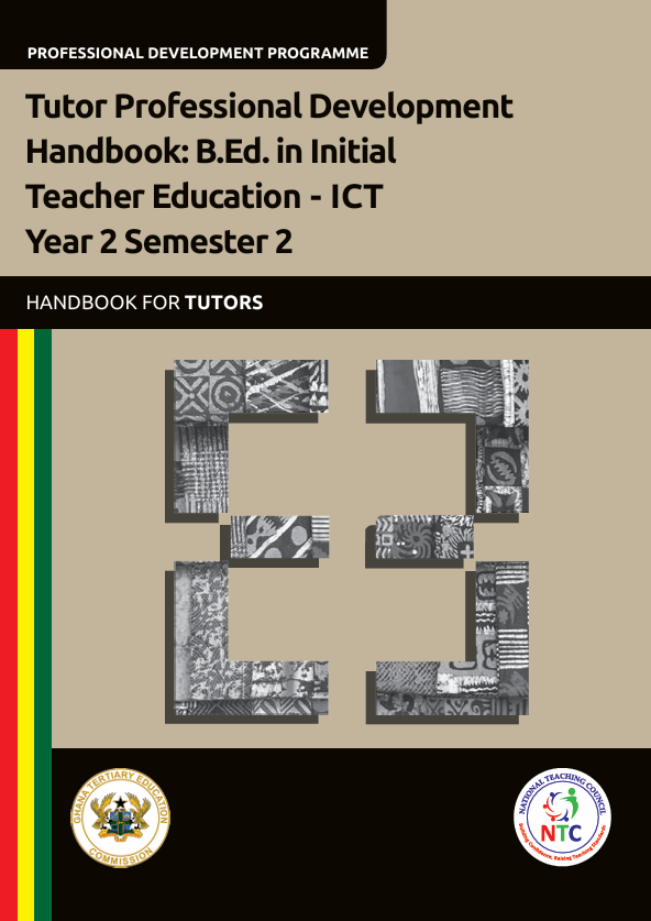 Tutor Professional Development Handbook B.Ed. in Initial Teacher Education - ICT Year 2 Semester 2- Tutors