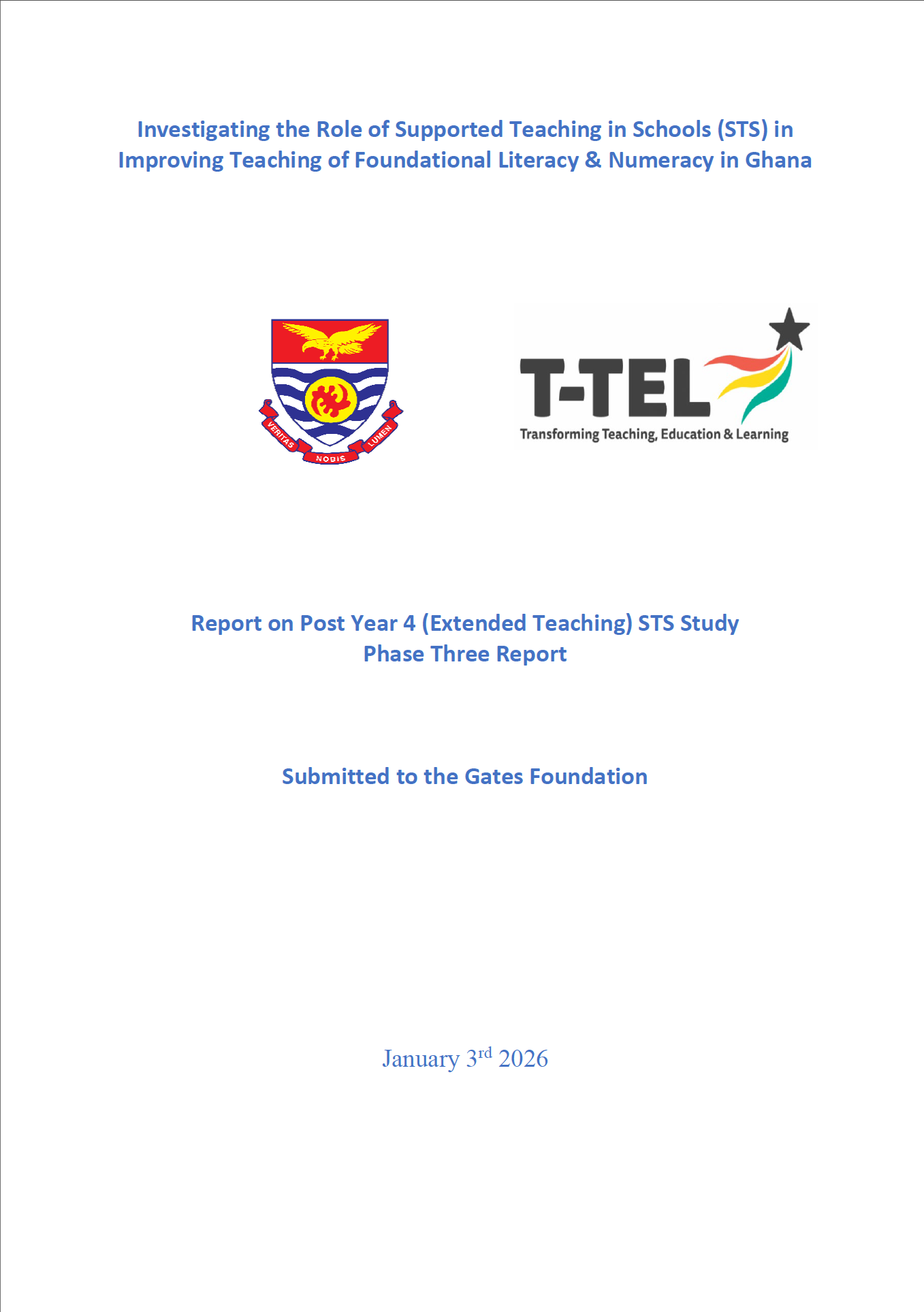 Comparative Report on Pre and Post STS Survey 2026