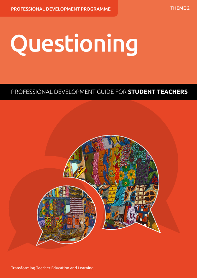 Questioning Professional development guide for student teachers