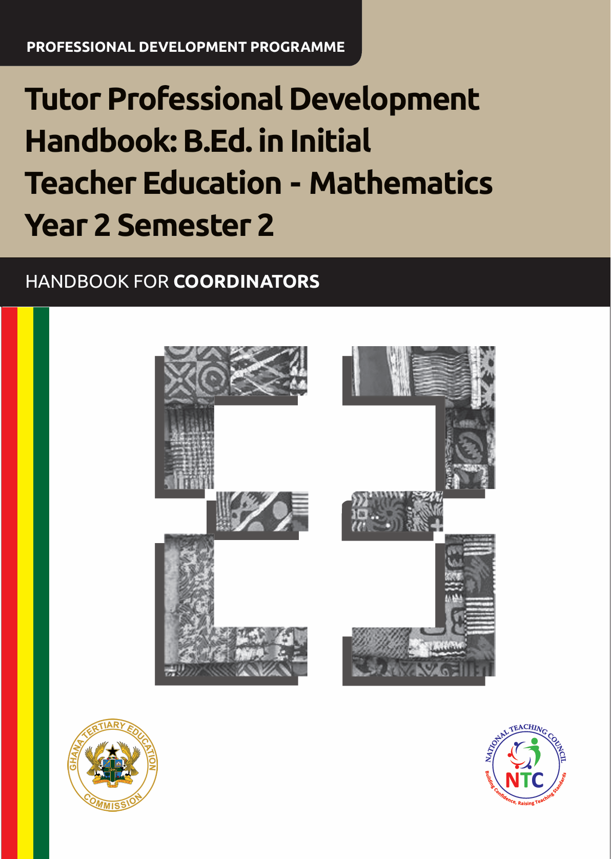 Tutor Professional Development Handbook B.Ed. in Initial Teacher Education - Mathematics Year 2 Semester 2 - PDC