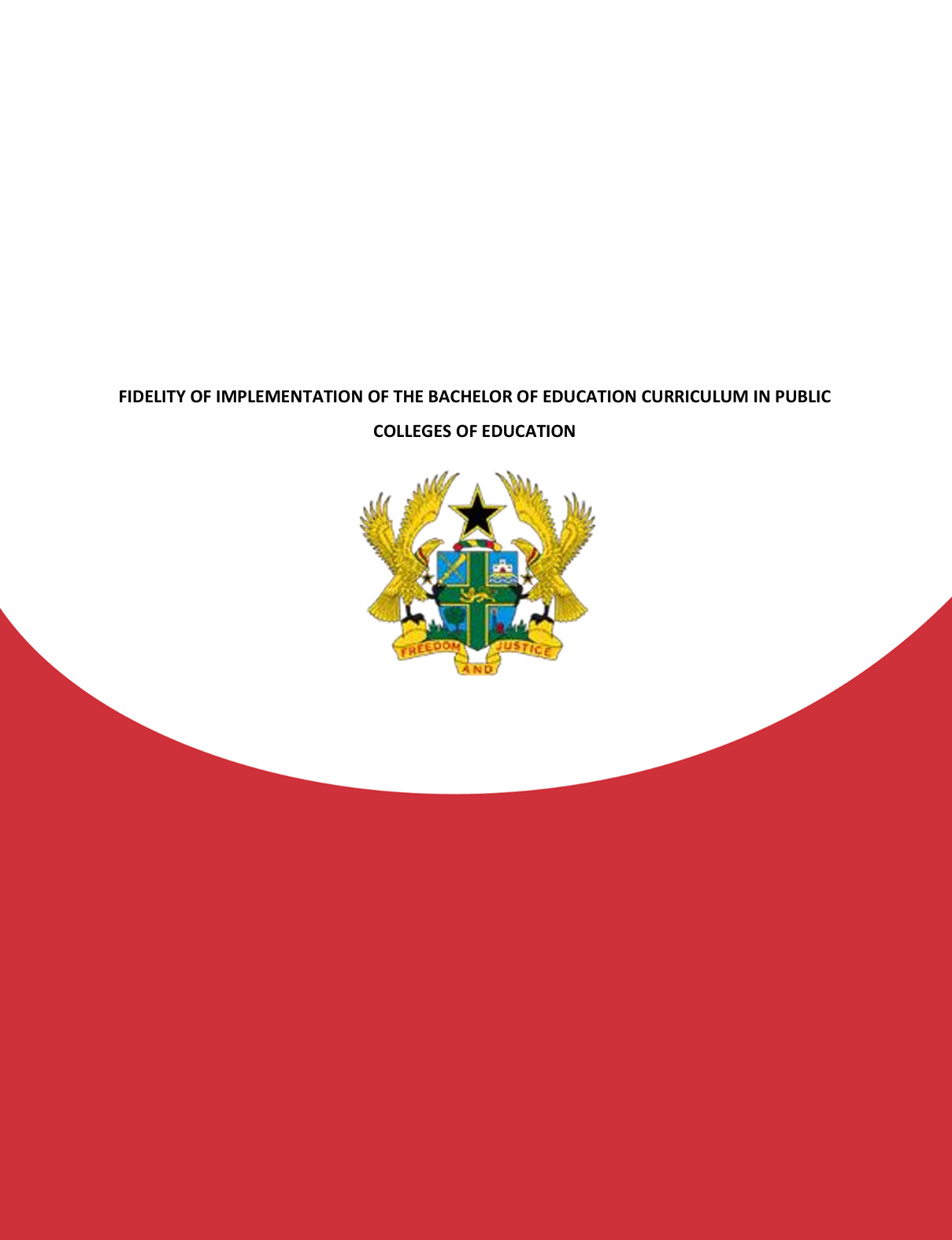 Report_Fidelity of Implementation (FoI) of B.Ed. Programme