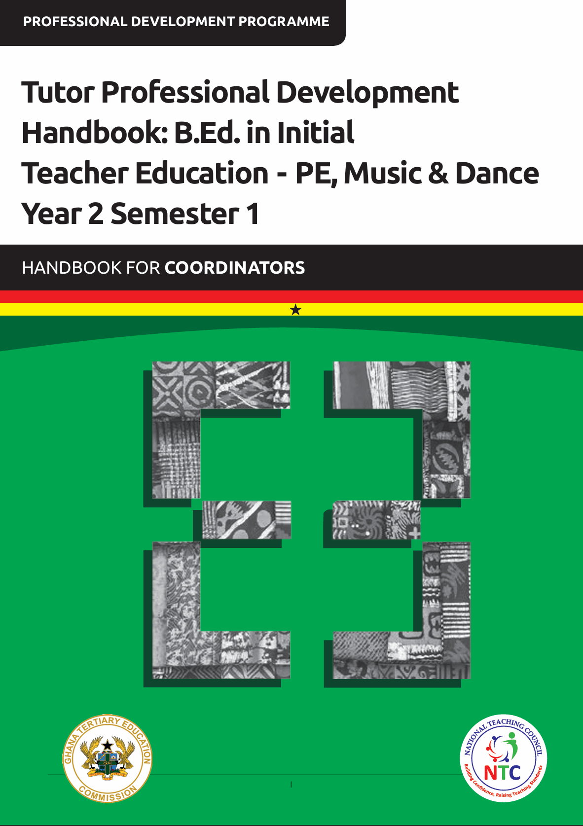 Tutor Professional Development Handbook: B.Ed. in Initial Teacher Education - PE, Music & Dance Year 2 Semester 1_Handbook for Coordinators