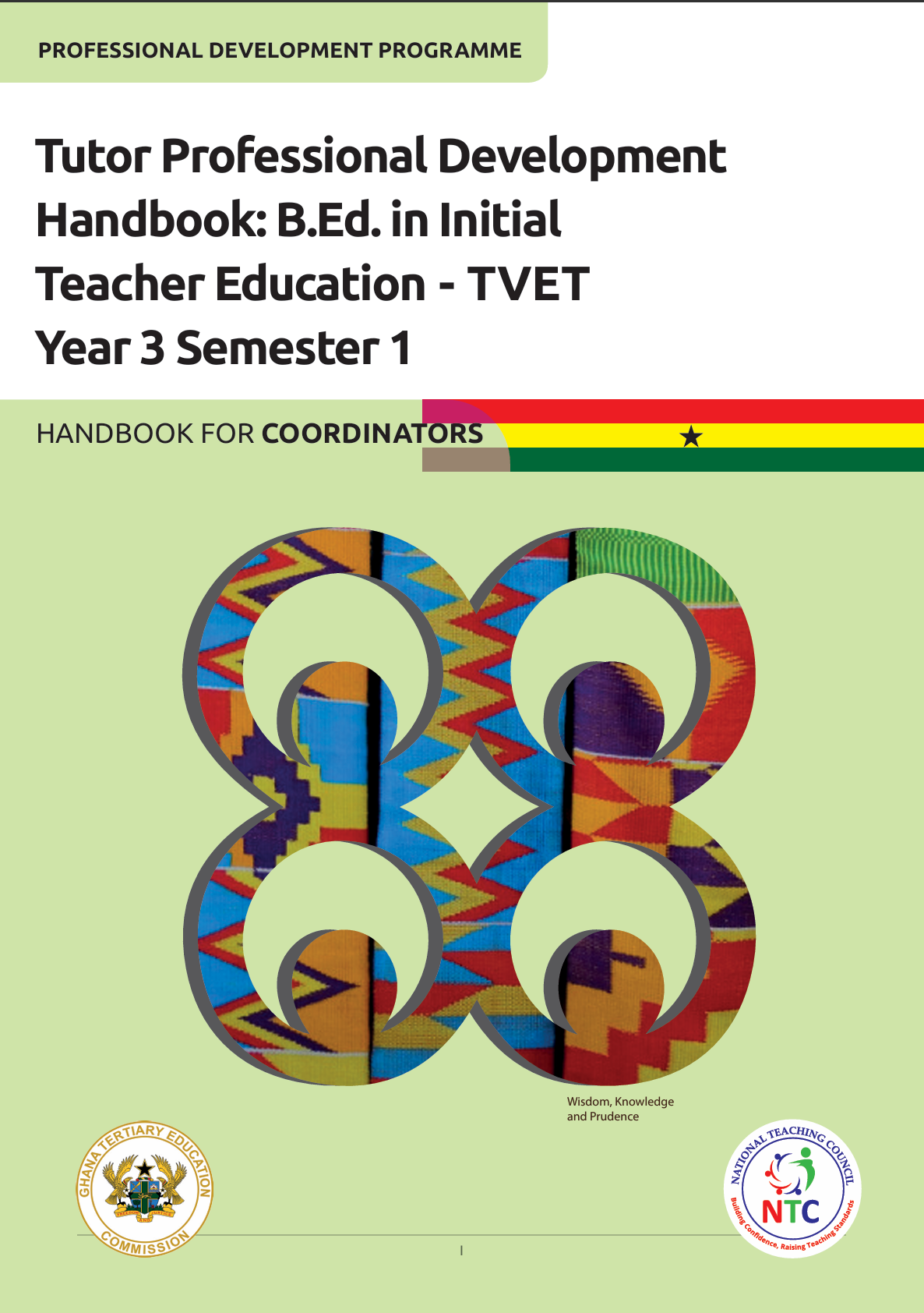 Tutor Professional Development Handbook for PDCs- TVET- Yr3 Sem1