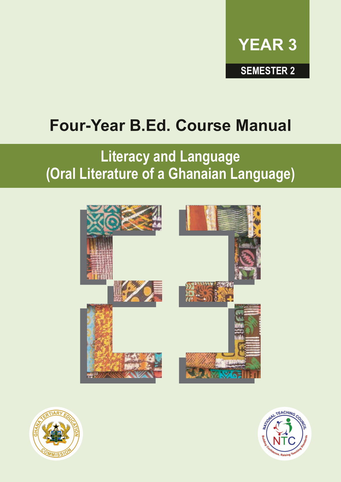 Literacy and Language (Oral Lit. of a Ghanaian Language)_ Year 3 Semester 2