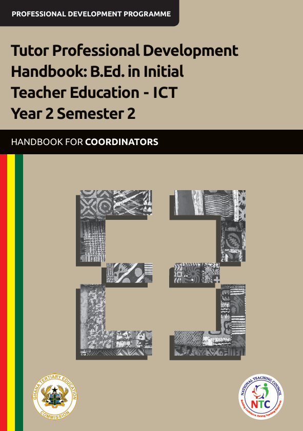 Tutor Professional Development Handbook B.Ed. in Initial Teacher Education - ICT Year 2 Semester 2- PDC