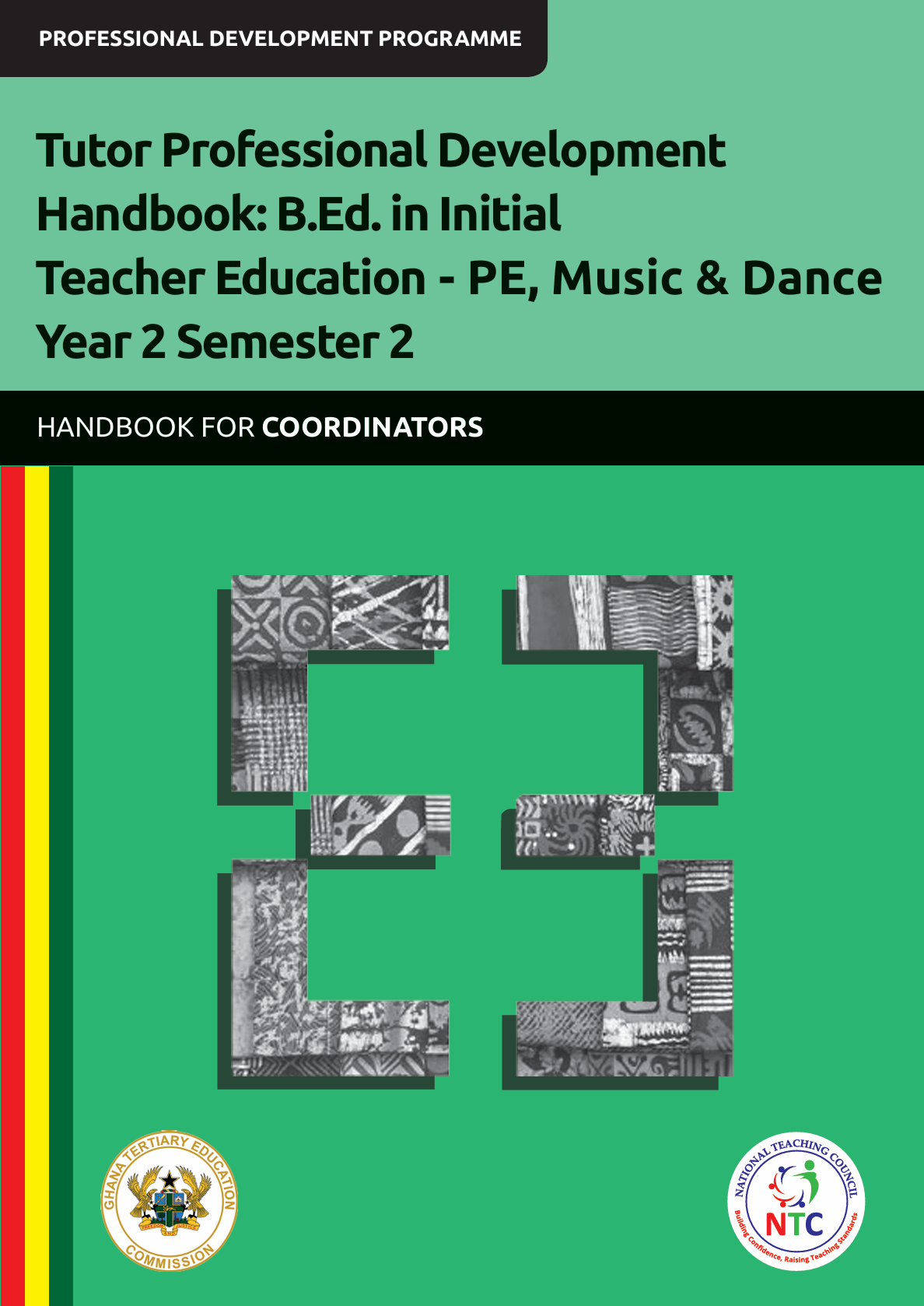 Tutor Professional Development Handbook B.Ed. in Initial Teacher Education - PE, Music & Dance Year 2 Semester 2 - PDC
